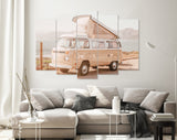 Bus on the Beach Canvas Print // Baker Beach San Francisco United States