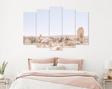 Desert Rock Formations Canvas Print // Joshua Tree National Park near Palm Springs in the California desert in the USA