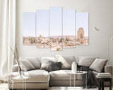 Desert Rock Formations Canvas Print // Joshua Tree National Park near Palm Springs in the California desert in the USA