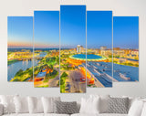 Wichita Canvas Print // Wichita Kansas USA Downtown Skyline