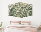 Leaves Canvas Print // Green Leaves Wall Art