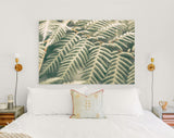 Leaves Canvas Print // Green Leaves Wall Art