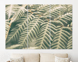 Leaves Canvas Print // Green Leaves Wall Art