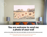 Sunflowers Canvas Print // Sunflower Field Wall Art