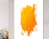 Yellow Ochre Canvas Print // Yellow Ochre Strokes of The Paint Brush