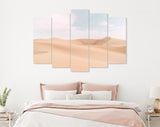 Desert Shapes Canvas Print // Sand Dunes of Huacachina Peru