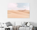 Desert Shapes Canvas Print // Sand Dunes of Huacachina Peru