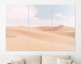 Desert Shapes Canvas Print // Sand Dunes of Huacachina Peru