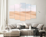 Desert Shapes Canvas Print // Sand Dunes of Huacachina Peru