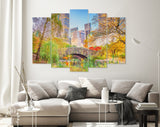 Central Park Canvas Print // Central Park New York City Autumn