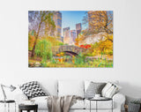 Central Park Canvas Print // Central Park New York City Autumn