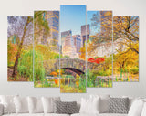 Central Park Canvas Print // Central Park New York City Autumn