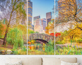 Central Park Canvas Print // Central Park New York City Autumn