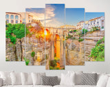 Ronda Canvas Print // Ronda Malaga Spain