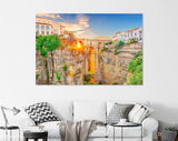 Ronda Canvas Print // Ronda Malaga Spain