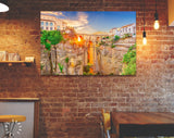 Ronda Canvas Print // Ronda Malaga Spain