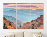 Smoky Mountains Canvas Print // Smoky Mountains National Park Tennessee USA autumn landscape