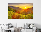 Newfound Gap Canvas Print // Newfound Gap Smoky Mountains