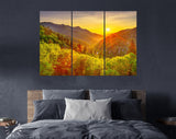 Newfound Gap Canvas Print // Newfound Gap Smoky Mountains