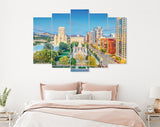 Salt Lake City Canvas Print // Temple Square Salt Lake City Utah USA