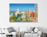 Salt Lake City Canvas Print // Temple Square Salt Lake City Utah USA