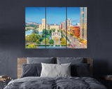 Salt Lake City Canvas Print // Temple Square Salt Lake City Utah USA