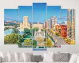 Salt Lake City Canvas Print // Temple Square Salt Lake City Utah USA