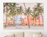 Ocean Drive Canvas Print // Miami Beach Florida USA on Ocean Drive