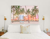 Ocean Drive Canvas Print // Miami Beach Florida USA on Ocean Drive