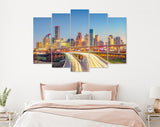 Houston Canvas Print // Houston Texas USA City Skyline