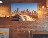 Houston Canvas Print // Houston Texas USA City Skyline