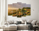 Skye Canvas Print // Sunset Over The Mountains of Skye United Kingdom