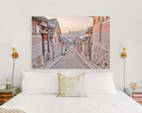 Bukchon Hanok Village Canvas Print // Bukchon Hanok Village in Seoul South Korea