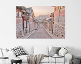 Bukchon Hanok Village Canvas Print // Bukchon Hanok Village in Seoul South Korea