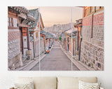 Bukchon Hanok Village Canvas Print // Bukchon Hanok Village in Seoul South Korea