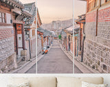 Bukchon Hanok Village Canvas Print // Bukchon Hanok Village in Seoul South Korea