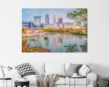 Cleveland Canvas Print // Cleveland Ohio USA Skyline