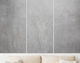 Concrete Canvas Print // Gray Concrete Wall