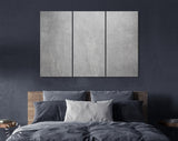 Concrete Canvas Print // Gray Concrete Wall