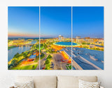 Wichita Canvas Print // Wichita Kansas USA Downtown Skyline