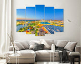 Wichita Canvas Print // Wichita Kansas USA Downtown Skyline