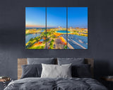 Wichita Canvas Print // Wichita Kansas USA Downtown Skyline