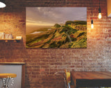 Skye Canvas Print // Sunset Over The Mountains of Skye United Kingdom