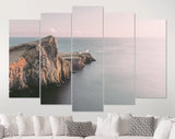 Neist Point Canvas Print // Neist Point Lighthouse, Glendale, United Kingdom