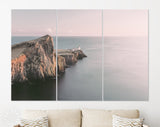 Neist Point Canvas Print // Neist Point Lighthouse, Glendale, United Kingdom