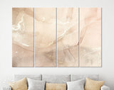 Beige Marble Canvas Print // Abstract Beige and Gold Marble Texture Wall Decor // Luxury Abstract Canvas Wall Art Extra Large Art Print