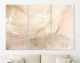 Beige Marble Canvas Print // Abstract Beige and Gold Marble Texture Wall Decor // Luxury Abstract Canvas Wall Art Extra Large Art Print