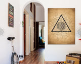 Flower of Life canvas print // Symbol of "Beginning" of what life is and of everything
