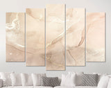 Beige Marble Canvas Print // Abstract Beige and Gold Marble Texture Wall Decor // Luxury Abstract Canvas Wall Art Extra Large Art Print