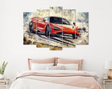 McLaren 765LT Canvas Print // Powerful Light And Track Focused LT Supercar // Canvas Wall Art